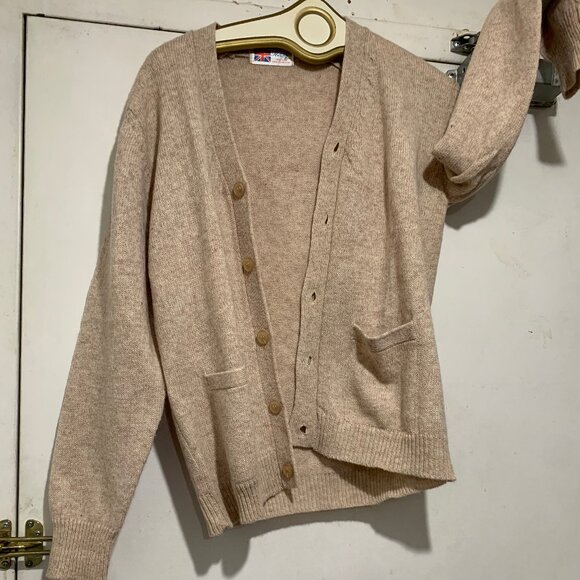 VINTAGE KEUNG KNITTED WOOL SWEATER CARDIGANS VINTAGE SIZE L - Picture 10 of 13